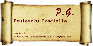 Pauleszku Graciella névjegykártya